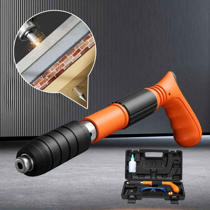 Nail Gun Pneumatic 16.5 cm Fast Concrete Wood Metal Construction Assembly Tool | Thomler