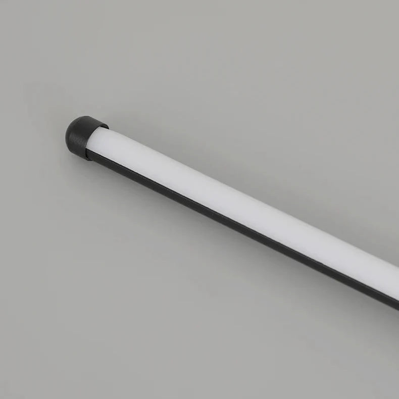 Modern Black Vertical LED Accent Light for Bedroom Hallway Living Room Wall Mount Fixture with Uplight Glow | Thomler