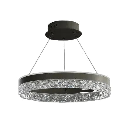 Layered Halo Ring LED Chandelier – Dimmable Multi-Tier Modern Pendant Light for Dining Room, Foyer & Living Room | Thomler