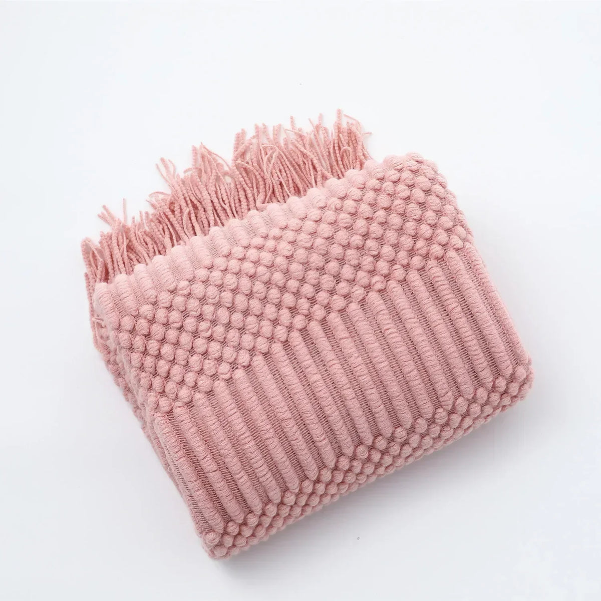 Chunky Knit Throw Blanket – Cozy Acrylic Sofa & Bed Cover for Living Room & Bedroom | Thomler