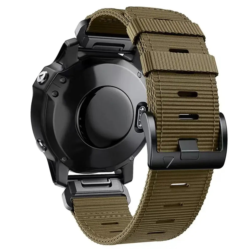 Tactical Woven Smartwatch Strap | Quick-Release Replacement Band for Fitness Tracking | Adjustable Lightweight Nylon Wristband | Thomler