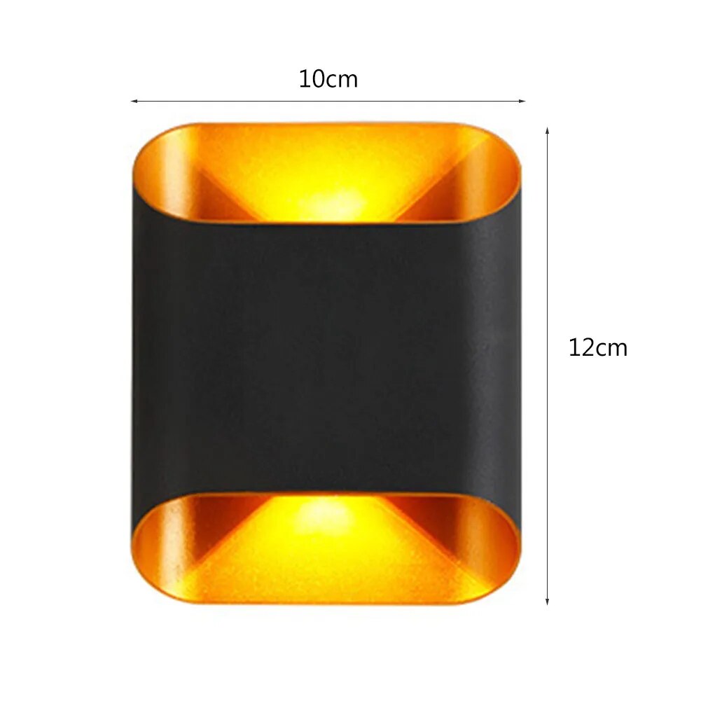 LED Outdoor Wall Sconce Weatherproof Up Down Light Aluminum Fixture for Patio Entry Garage Commercial Exterior Lighting | Thomler