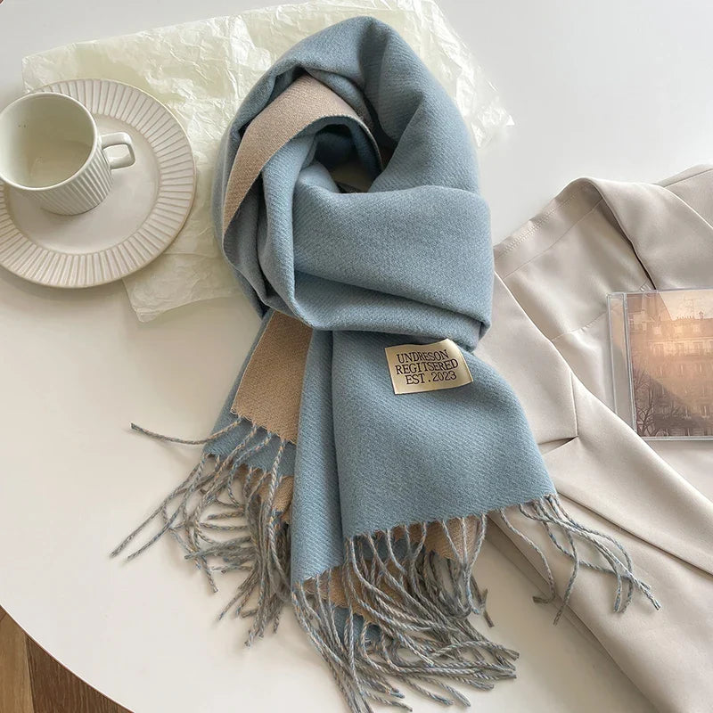 Unisex Cashmere-Blend Scarf – Cozy Winter Wrap for Everyday Wear & Cold Weather Protection | Thomler