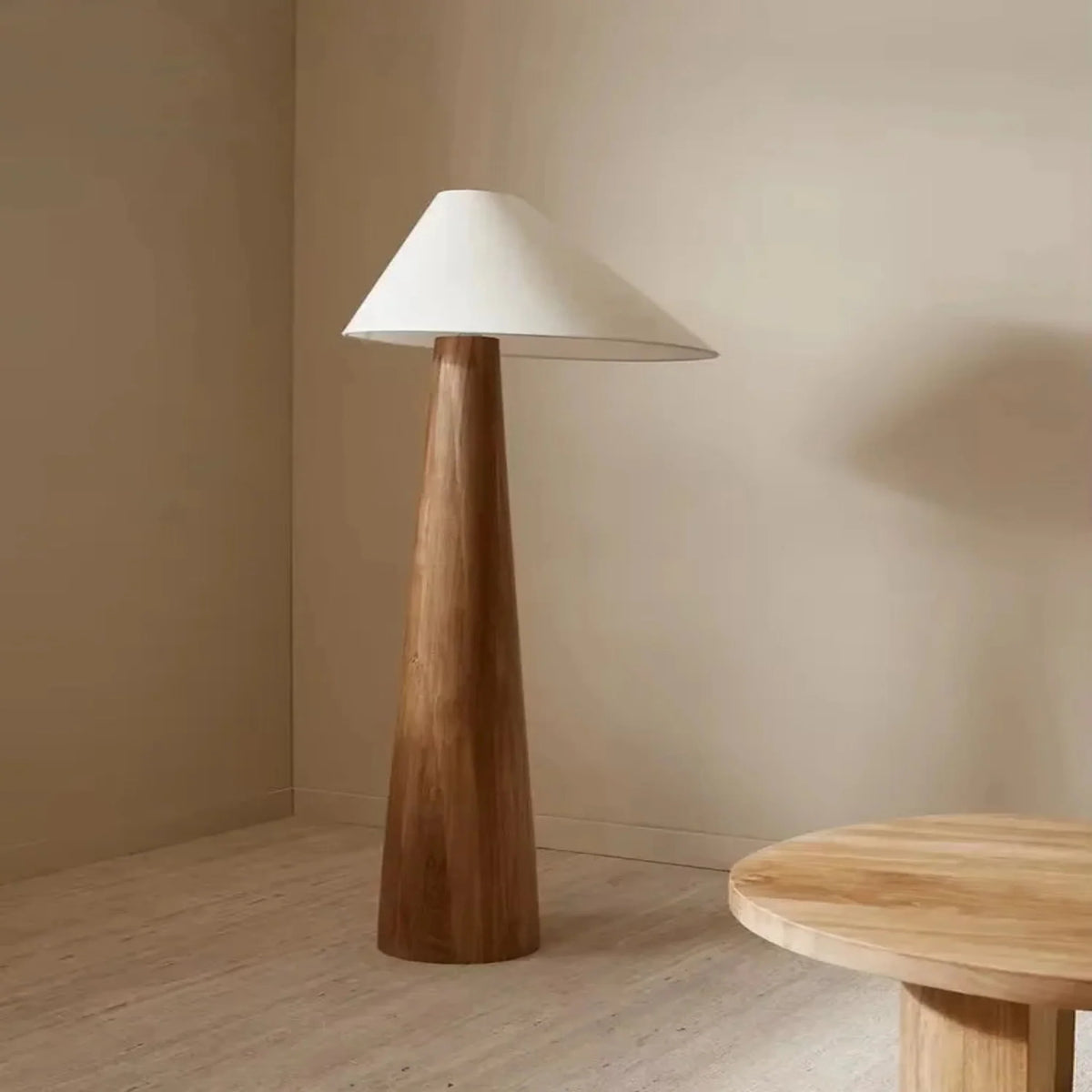 Vertical Wooden Lamp with Warm LED Glow – Table or Floor Style for Living Room & Bedroom | Thomler