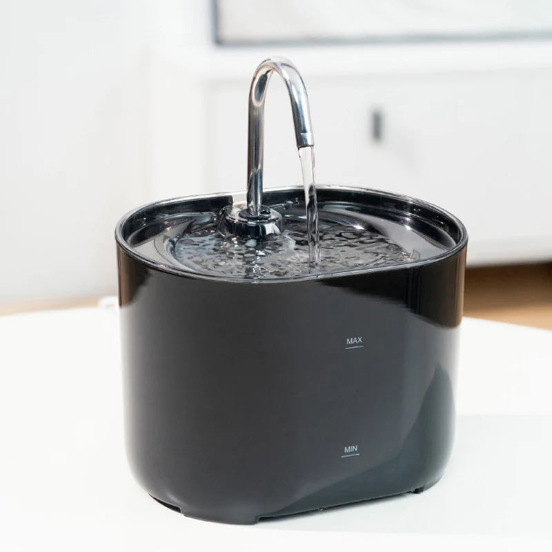 Katten Waterfontein Automatische filter Kattenfontein met roestvrijstalen kraan Stille waterpomp Huisdier Katten Hond Waterdispenser