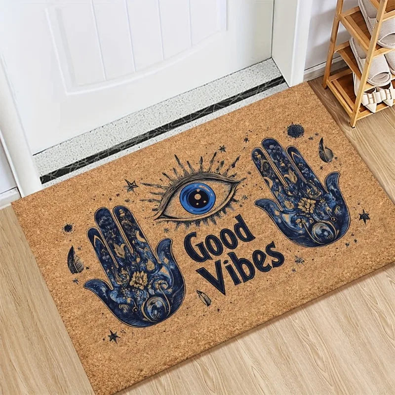 Non-Slip Polyester Entrance Mat for Front Door, Porch, Entryway & Patio – Dirt-Trapping Indoor Outdoor Runner Rug | Thomler