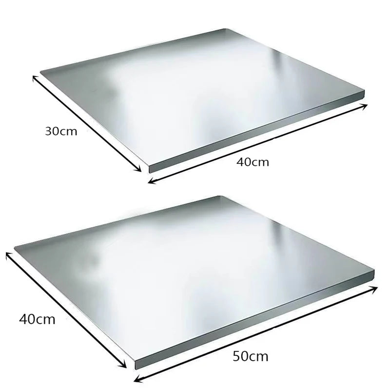 Professional Kitchen Prep Surface – Rustproof Metal Base with Etched Guidelines for Precise Portioning, Dishwasher Ready & Grip Footer for | Thomler