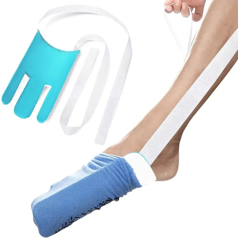 Easy-Pull Sock Helper Tool for Seniors – No Bending Required, Arthritis-Friendly Dressing Aid | Thomler