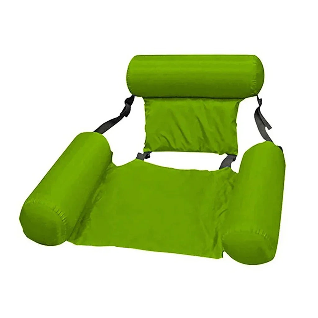 Inflatable Pool Lounger with Backrest – Floating Water Chair for Pool, Lake & Beach | Thomler
