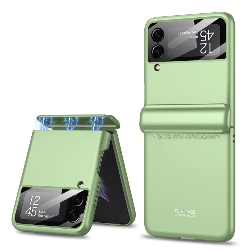 Galaxy Z Flip 4 Heavy-Duty Protective Case – Full-Coverage Shell with Wireless Charging Support & Impact-Resistant Corners for Samsung | Thomler
