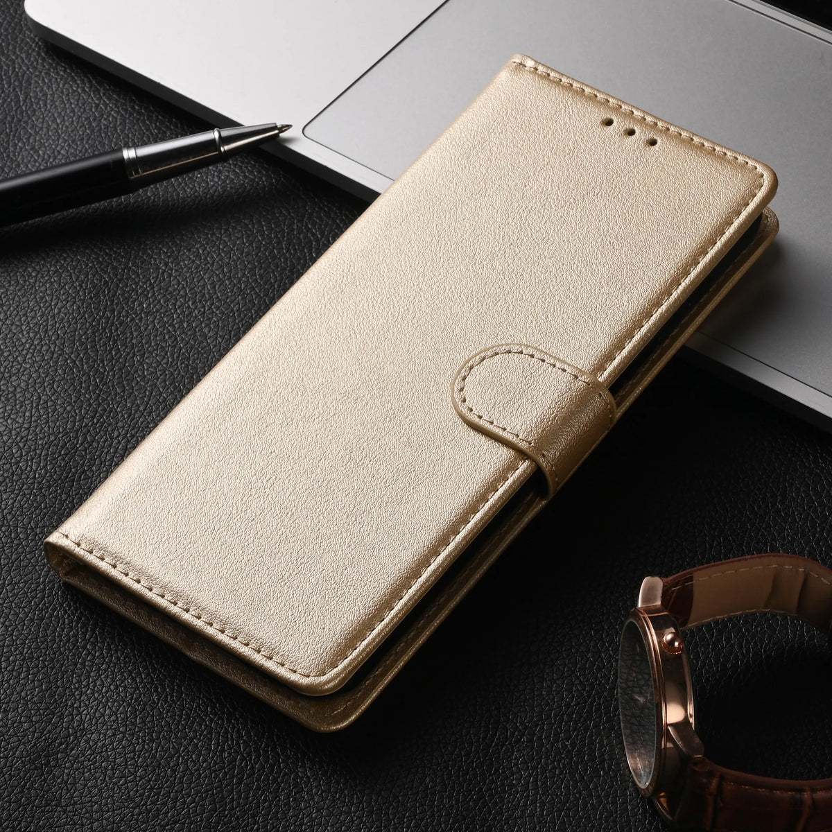 Folio Wallet Case with Card Holders and Kickstand for Android Phones – Multiple Models Compatible | Thomler