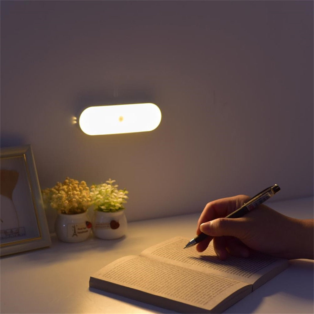 Rechargeable Motion-Activated Under-Cabinet Light Strip – Stick-On LED Puck for Pantry, Wardrobe, Hallway, Night Navigation – USB-Powered | Thomler