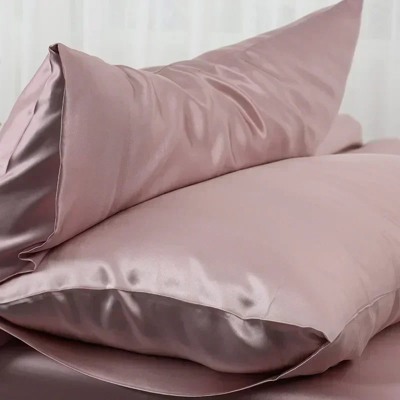 Pillowcase Mulberry Silk 50.0 x 70.0 cm Gold Bedroom Hair And Skin Cooling Sleep Cover Luxury Bedding | Thomler