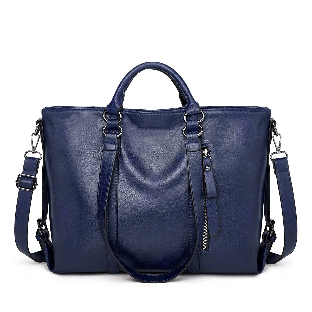 Spacious Leather Shoulder Bag for Women – Everyday Tote with Adjustable Strap & Interior Pockets for Work, Travel & Shopping | Thomler