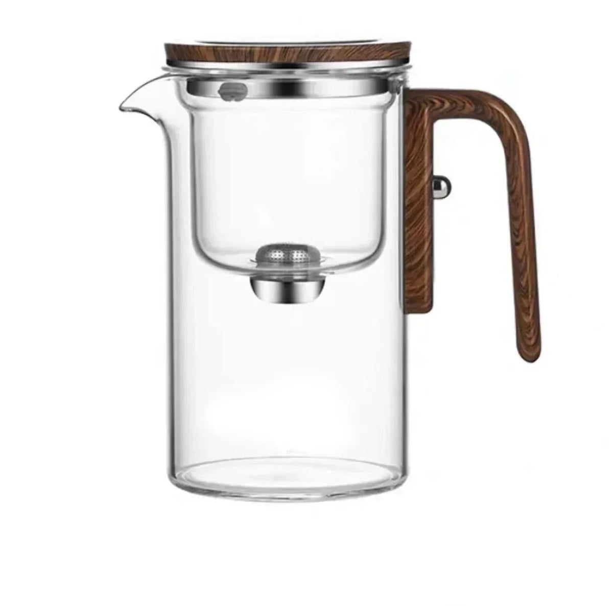 Heat-Resistant Glass Teapot with Removable Infuser Basket for Loose Leaf & Herbal Tea – 34 fl oz & 24 fl oz | Thomler