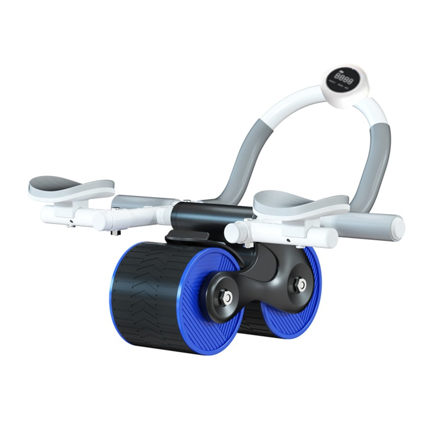 Abdominal Roller with Knee Pad & Elbow Support for Home Workouts | Fitness Equipment for Core Strengthening Exercises, Men Women Ab | Thomler
