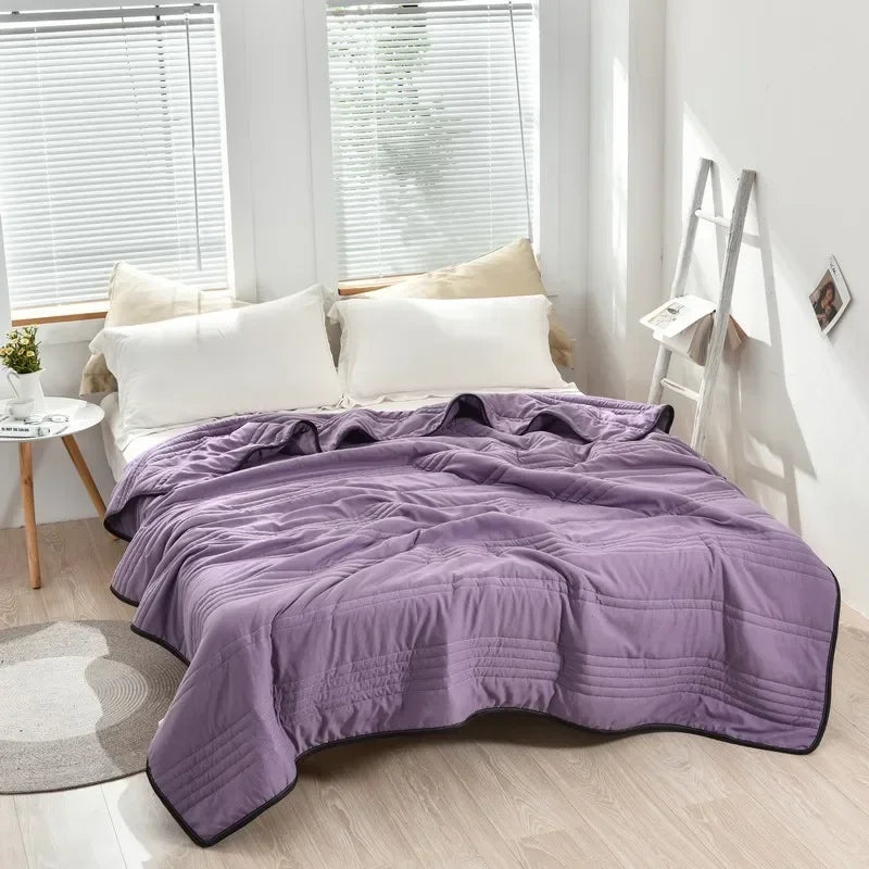 Cooling Weighted Blanket for Hot Sleepers – Breathable Summer Sleep Comforter for Adults & Teens | Thomler