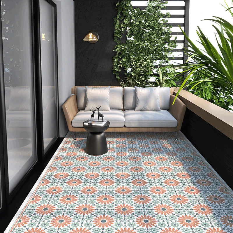 Waterproof Indoor Outdoor Floor Mat Anti-Slip PVC Vinyl Runner for Kitchen Entry Hallway Living Room Non-Skid Washable Rug | Thomler