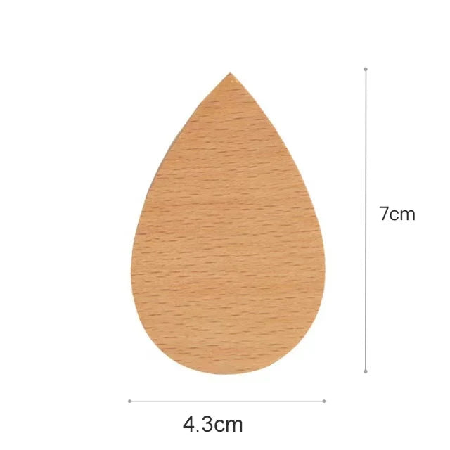 Wall Hooks Wooden Animal Self Adhesive Natural Kids Bedroom Nursery Coat Bag Holders Scandinavian Decor | Thomler