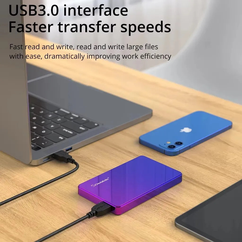 Portable USB 3.0 External Hard Drive for Laptops, Desktops, Gaming Consoles & TVs – Backup Storage Solution | Thomler