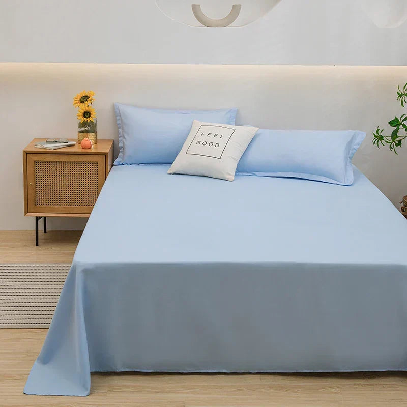 100% Linen Duvet Cover Set – Temperature-Regulating Breathable Bedding for All Seasons – Twin Full Queen King – Light Green White Blue Red | Thomler