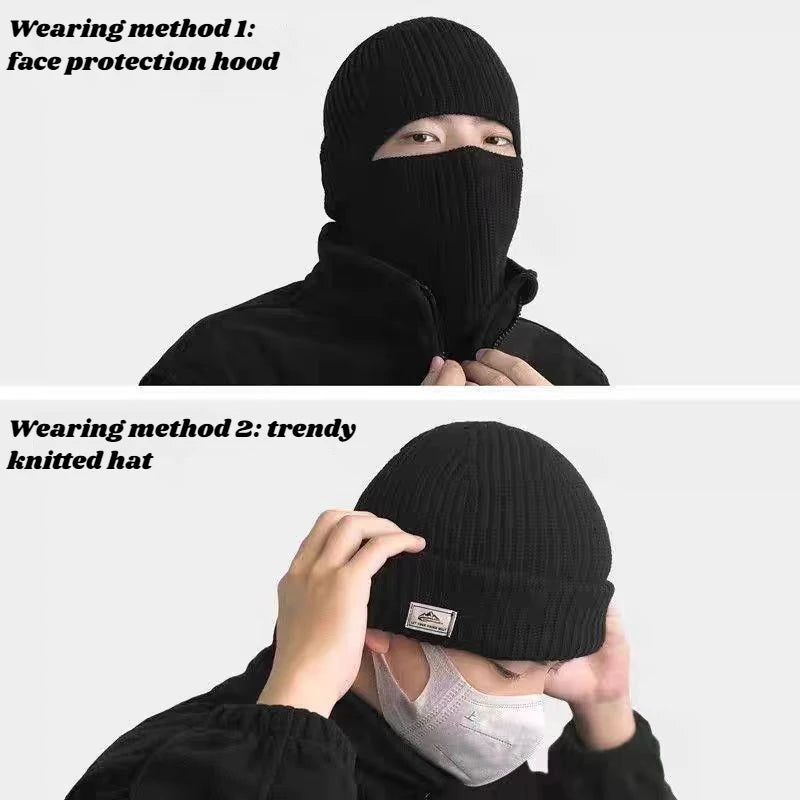 Full-Face Winter Balaclava Ski Mask – Fleece-Lined Thermal Headwear for Motorcycling, Snowboarding & Cold Weather | Thomler