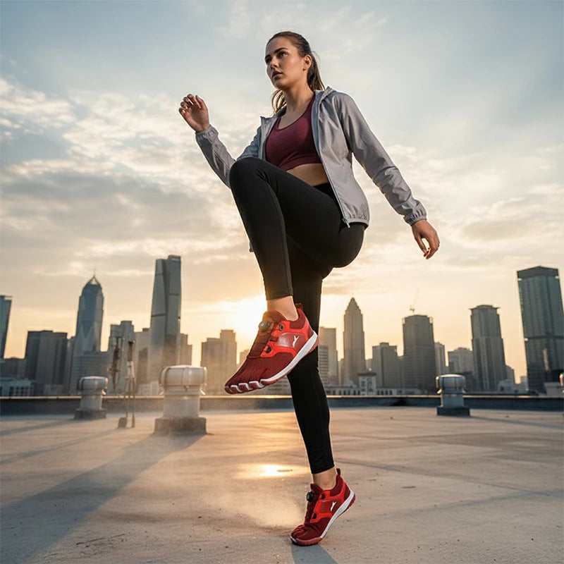 Knit Toe Sneakers for Men & Women – Lightweight Zero-Drop Running Shoes for Trail Hiking & Everyday Wear | Thomler
