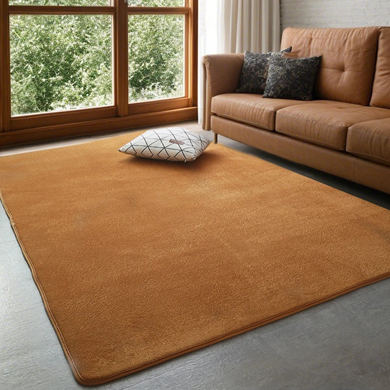 Plush Velvet Area Rug with Non-Slip Backing for Living Room, Bedroom & Kids Play | Thomler