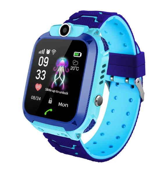 Kids GPS Tracker Watch with SOS Emergency Call Camera Voice Chat IP67 Water Resistant Location Monitoring Smartwatch for Children iOS | Thomler
