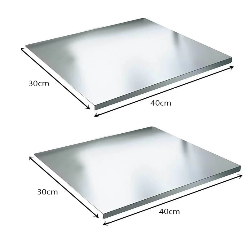 Professional Kitchen Prep Surface – Rustproof Metal Base with Etched Guidelines for Precise Portioning, Dishwasher Ready & Grip Footer for | Thomler