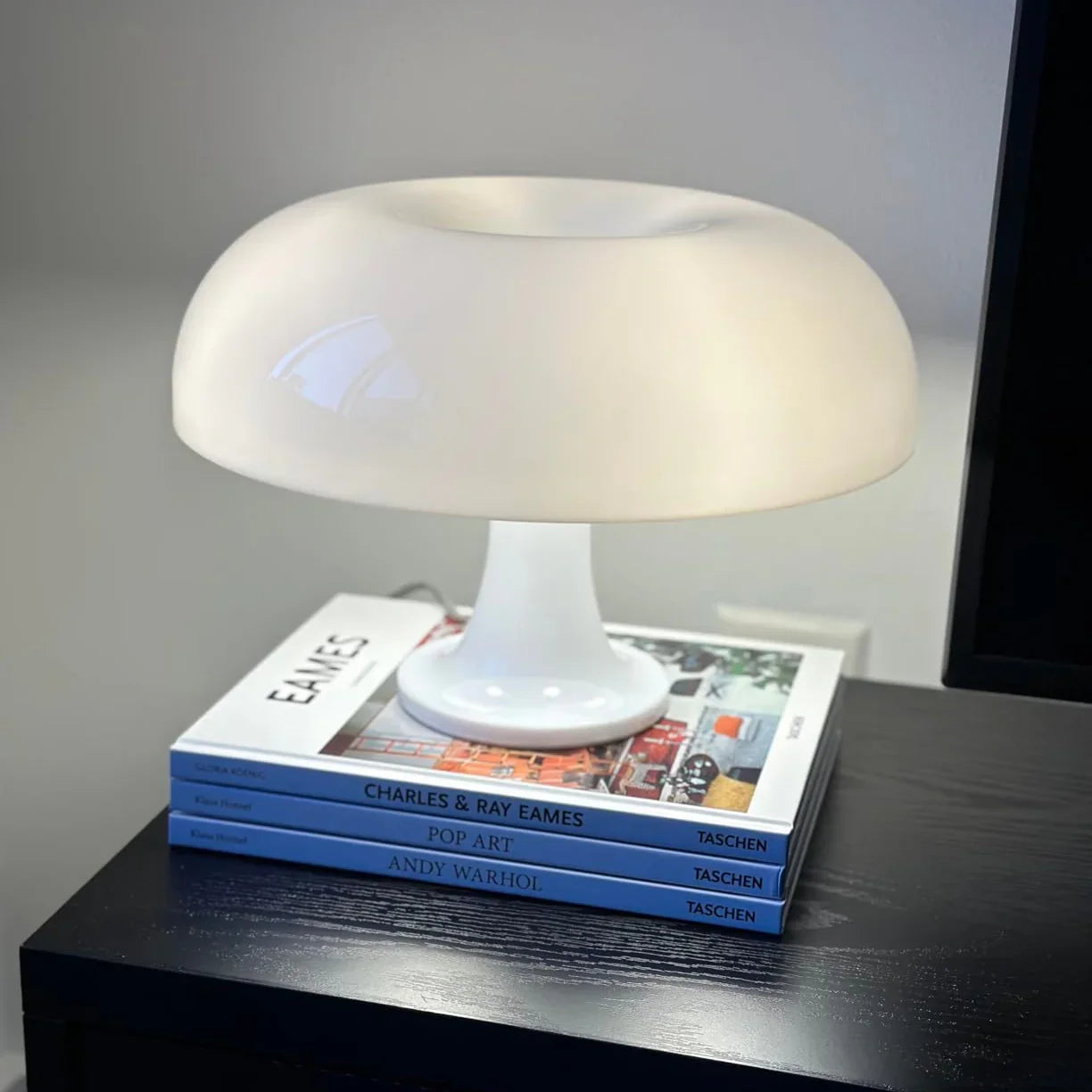 Table Lamp PVC 28.0 cm Orange Bedroom Living Room Mushroom Desk Light Retro Accent Lighting | Thomler