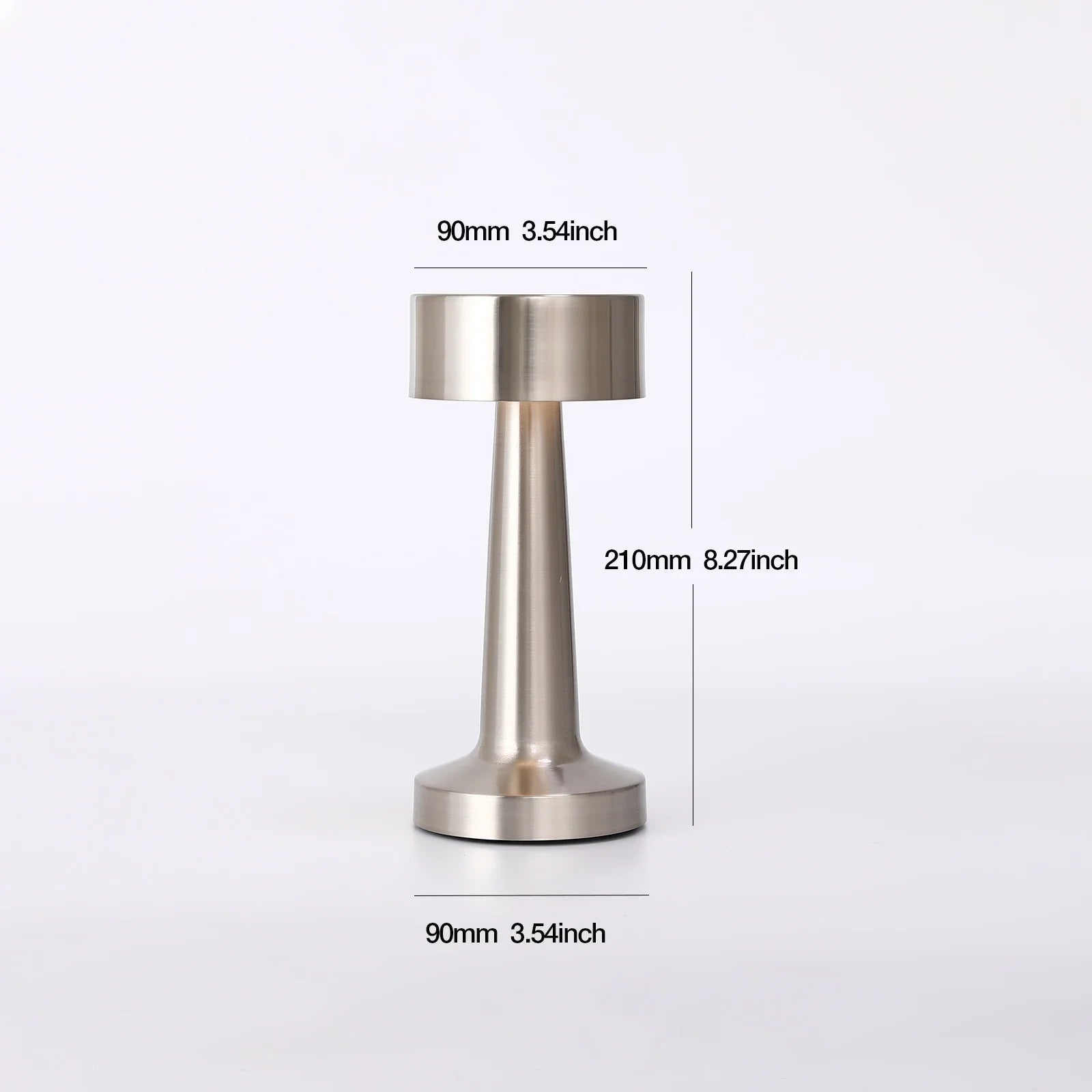Table Lamp Iron 9 in Adjustable Wireless Portable Touch Control Desk Lamp | Thomler