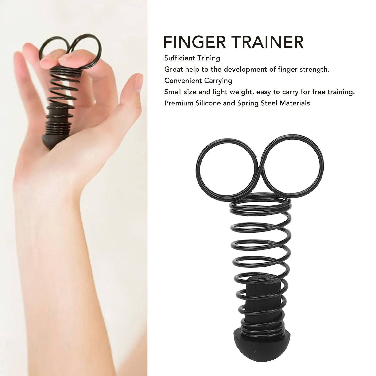 Finger Resistance Trainer for Grip Strength, Dexterity & Rehabilitation – Portable Hand Workout Tool for Musicians, Athletes & Recovery | Thomler