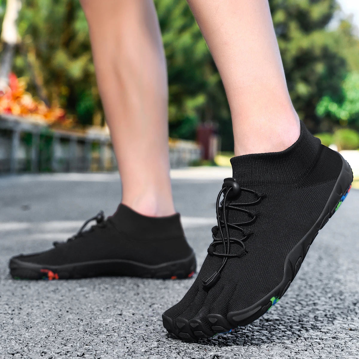 Minimalist Toe Sneakers for Beach Running Yoga Water Sports Lightweight Quick-Dry Athletic Footwear for Men | Thomler
