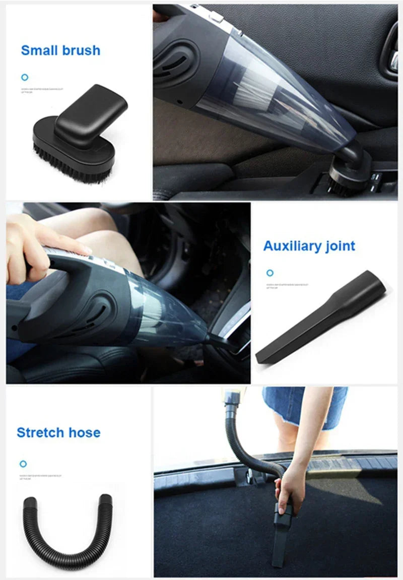 Cordless Handheld Vacuum Cleaner 120W Cyclonic Suction Rechargeable Battery 30 Min Runtime for Home Car Upholstery Pet Hair | Thomler