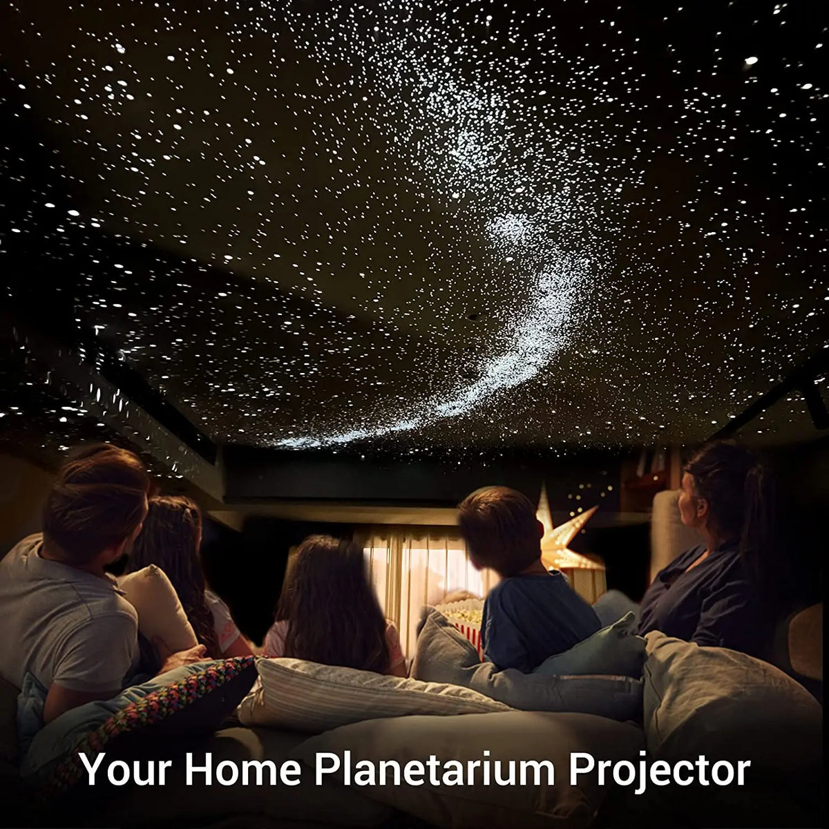 Rotating Star & Galaxy Night Light Projector with Remote – 13 Celestial Scenes for Bedroom, Kids Room & Ambient Lighting | Thomler