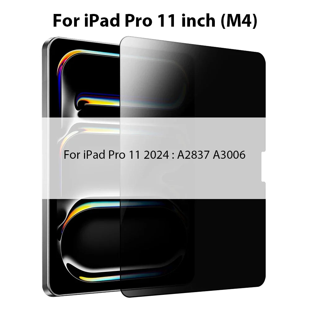 Anti-Spy Tempered Glass iPad Shield – Privacy Viewing Angle Control Screen Guard | Thomler