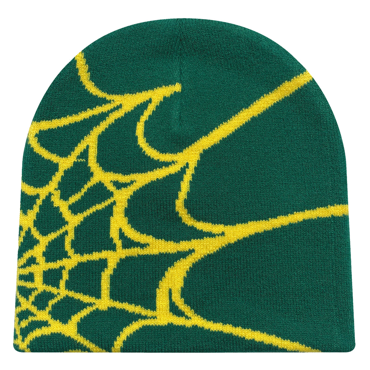 Unisex Y2K Web Knit Beanie Winter Warm Geometric Skull Cap for Outdoor Activities Skiing Sports & Casual Wear | Thomler