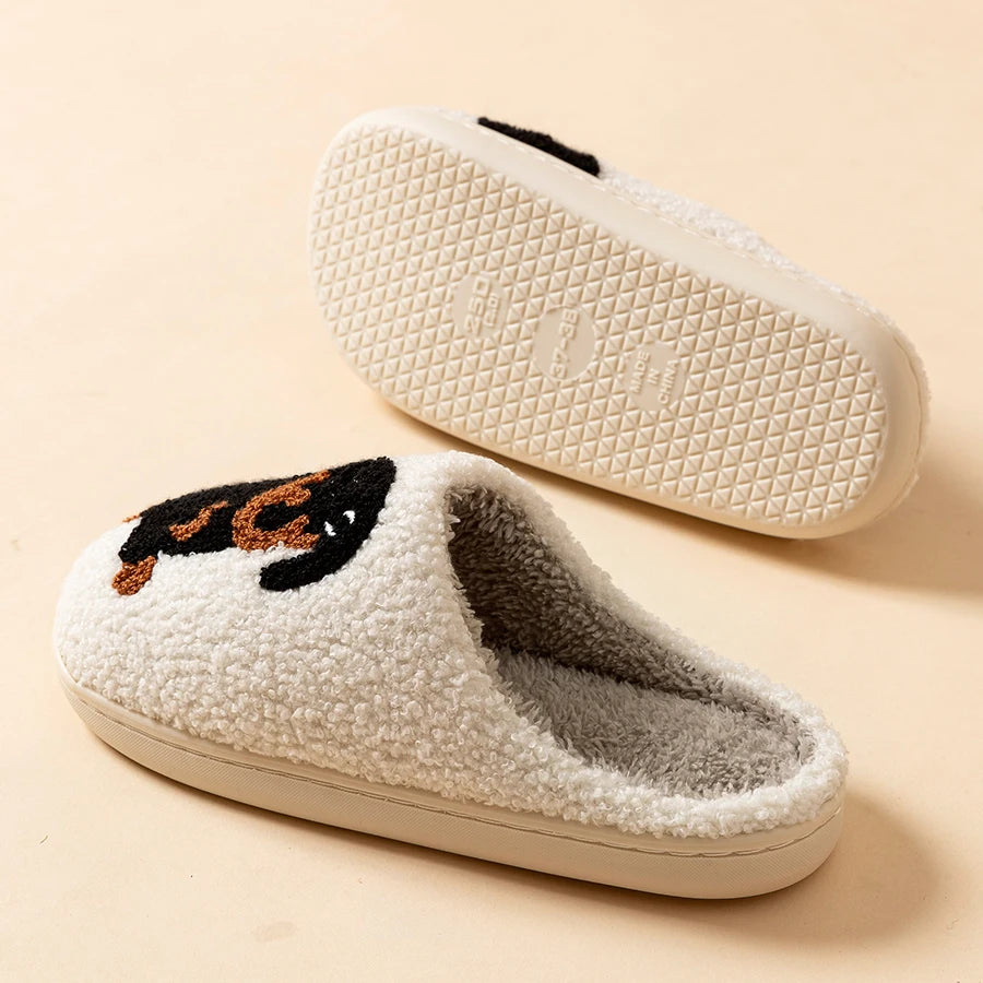 Dachshund Dog Slippers for Women – Plush Indoor House Shoes with Anti-Slip Sole for Bedroom & Living Room | Thomler