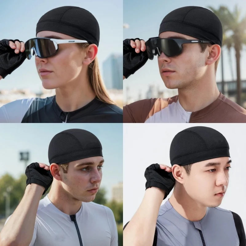 Lightweight Skull Cap – Breathable Cycling Beanie for Helmet Liner, Quick-Dry Moisture-Wicking Running Hat for Men & Women | Thomler