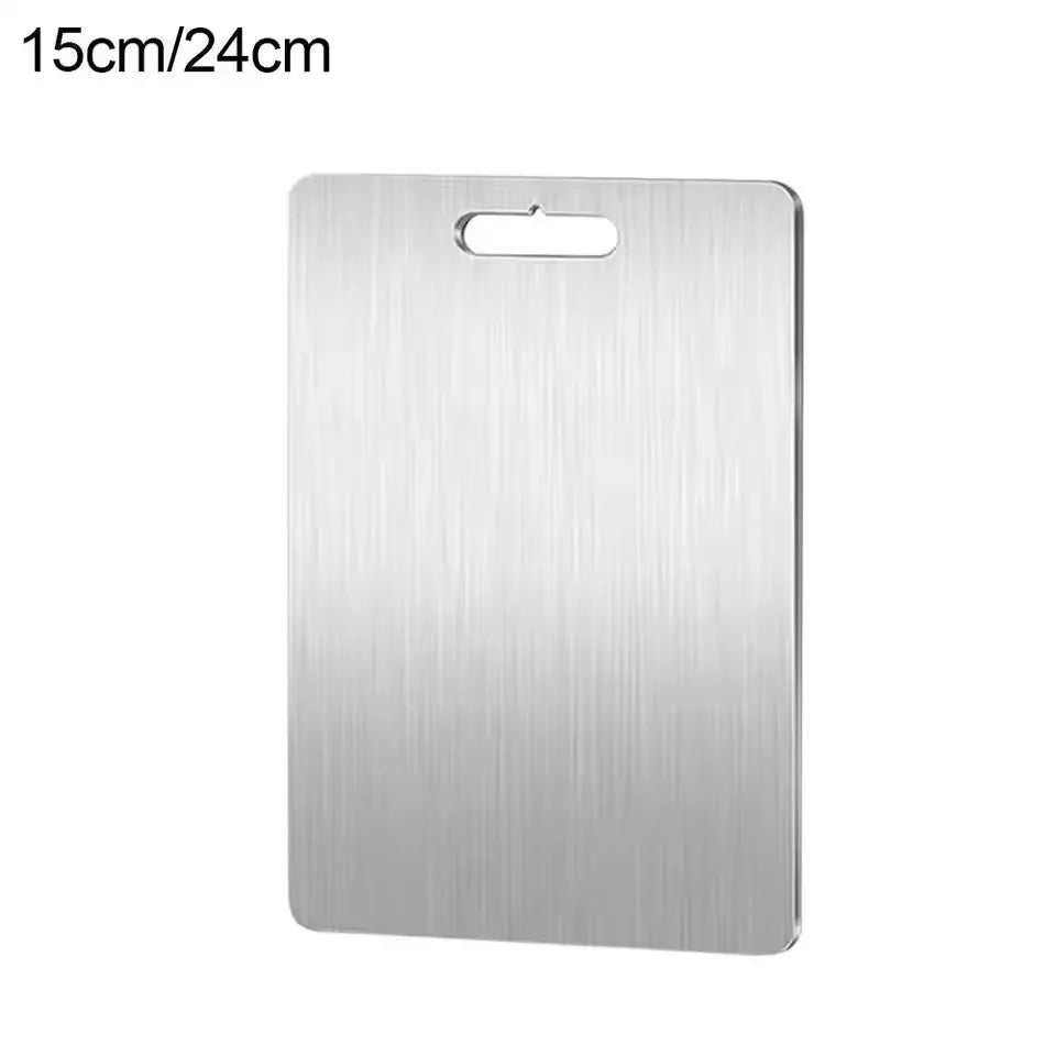 Professional 316 Alloy Prep Surface for Home Cooking, Dual-Use Design, Four Sizes, Heat-Resistant & Wipe-Clean Metal Workspace, Countertop | Thomler