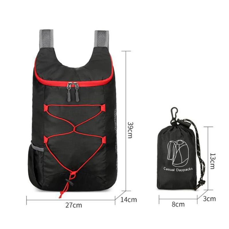 Compact Packable Daypack 20L Ripstop Nylon Trail Backpack for Hiking Camping Travel Men Women | Thomler