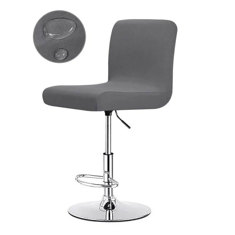 Stretch Bar Stool Cover | Universal Fit Chair Slipcover for Kitchen Counter Stools, Dining Room & Home Bar Seating Protection | Waterproof | Thomler