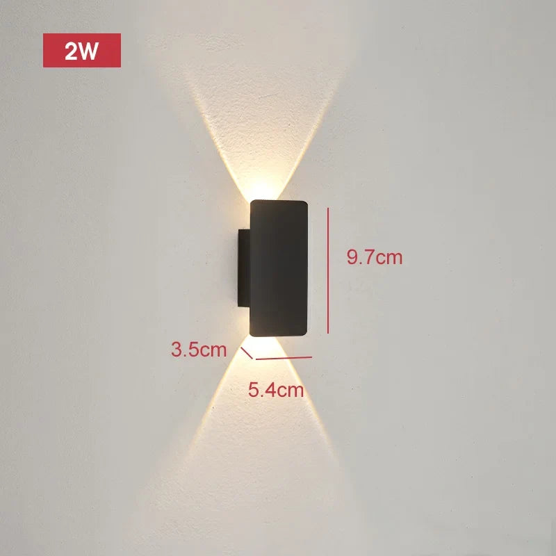 Weatherproof Aluminum Outdoor Wall Light | 4 in to 24 in, LED Sconce for House Exterior, Patio, Deck, Garden Entry | Thomler