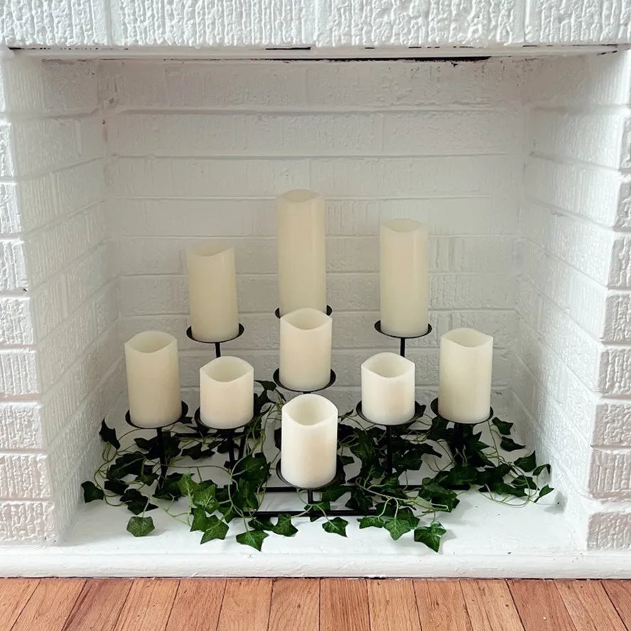 Flameless Candle Polypropylene 4 in Relaxation Home Decor LED Flickering Ambiance | Thomler