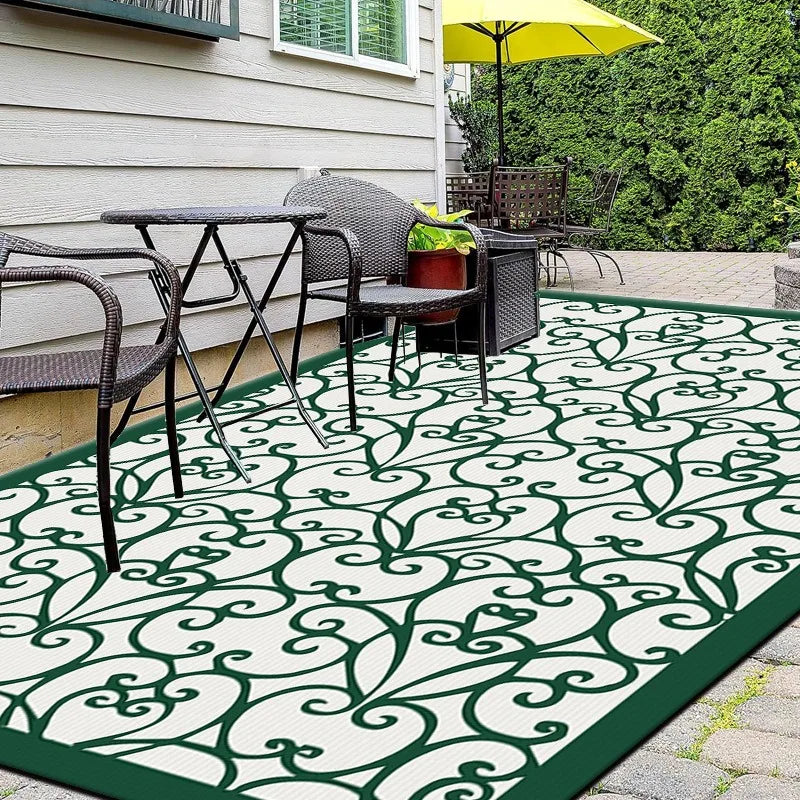 Waterproof Outdoor Area Rug Rectangle Camping Picnic Blanket Soft Lawn Mat Garden Patio Floor Cover Anti-Slip | Thomler