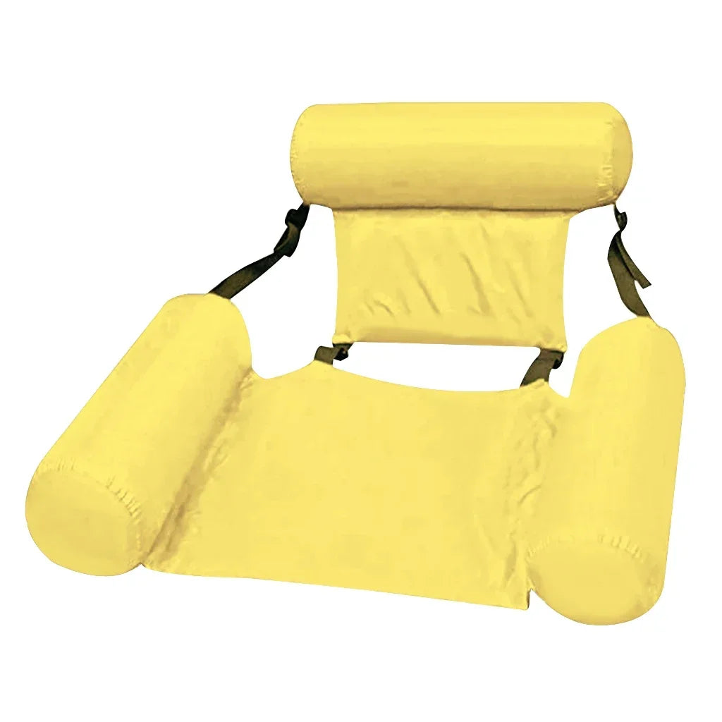 Inflatable Pool Lounger with Backrest – Floating Water Chair for Pool, Lake & Beach | Thomler