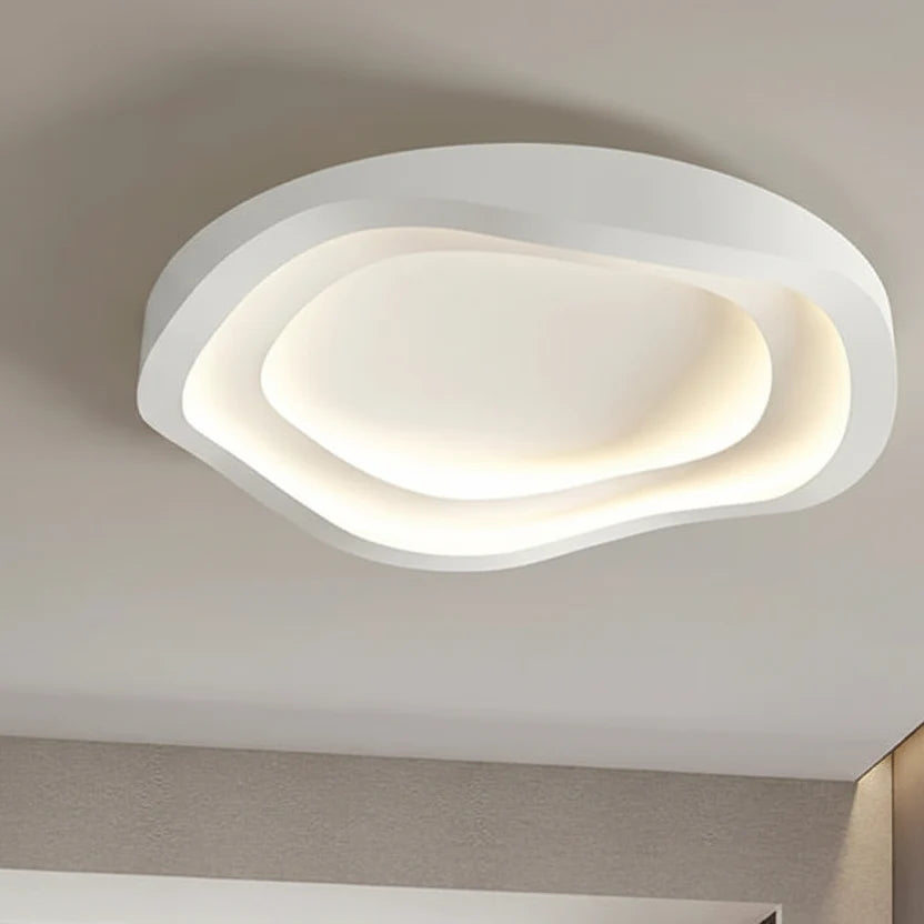 Modern Sculptural Flush Mount Ceiling Fixture with Adjustable LED Lighting for Dining Room & Bedroom | Thomler