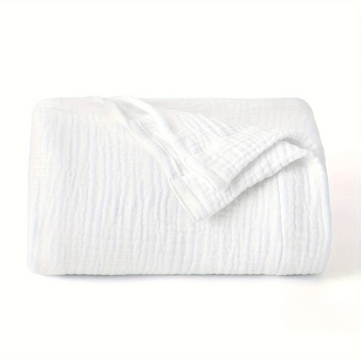 Six-Layer Gauze Throw – All-Season Breathable Cotton Coverlet for Couch, Bed & Travel | Thomler