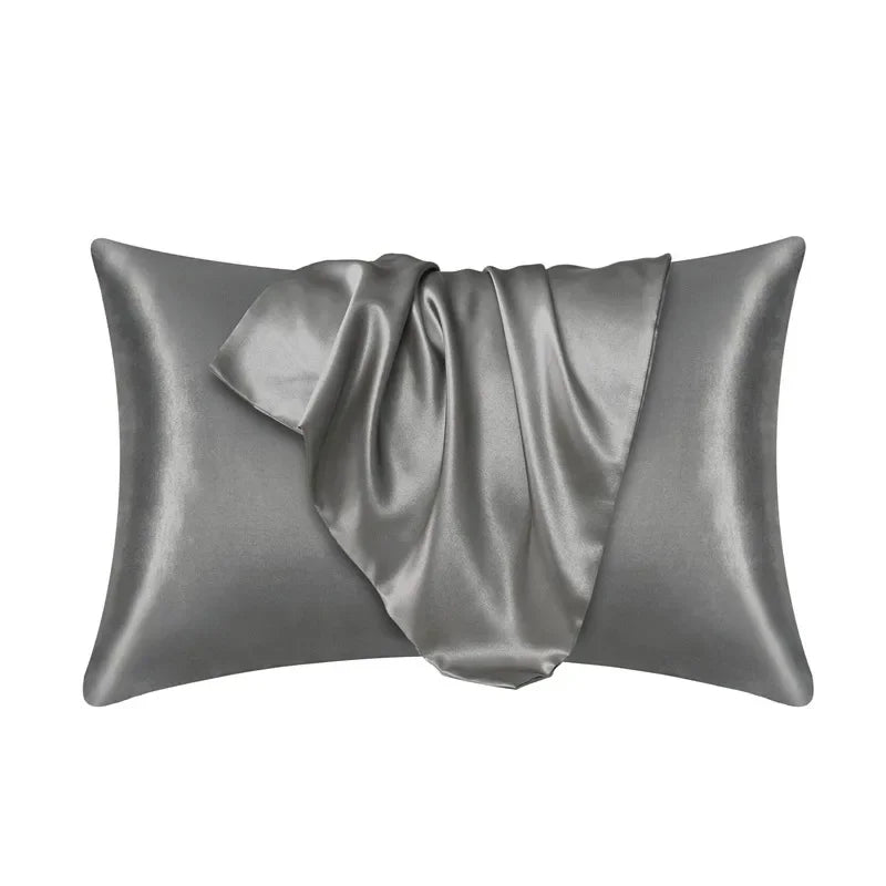 Pillowcase Mulberry Silk 50.0 x 70.0 cm Gold Bedroom Hair And Skin Cooling Sleep Cover Luxury Bedding | Thomler
